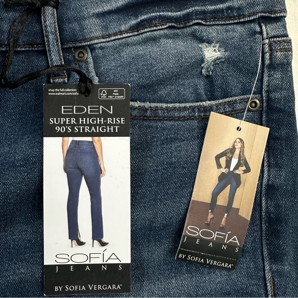 Sofia by Sofia Vergara High Rise Blue Jeans - Picture 10 of 10